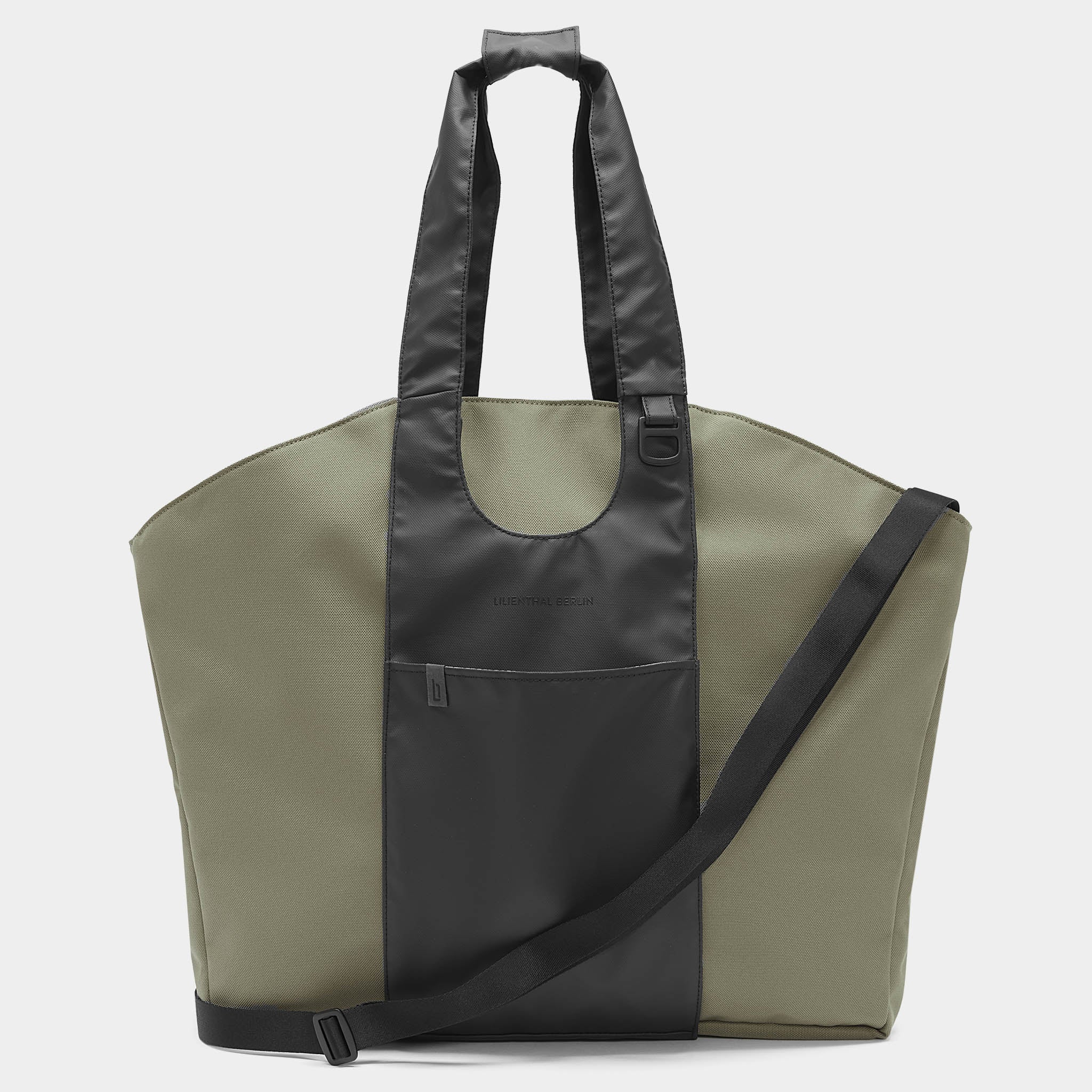 Tote Bag Recycled Polyester Olive Green - Lilienthal Berlin
