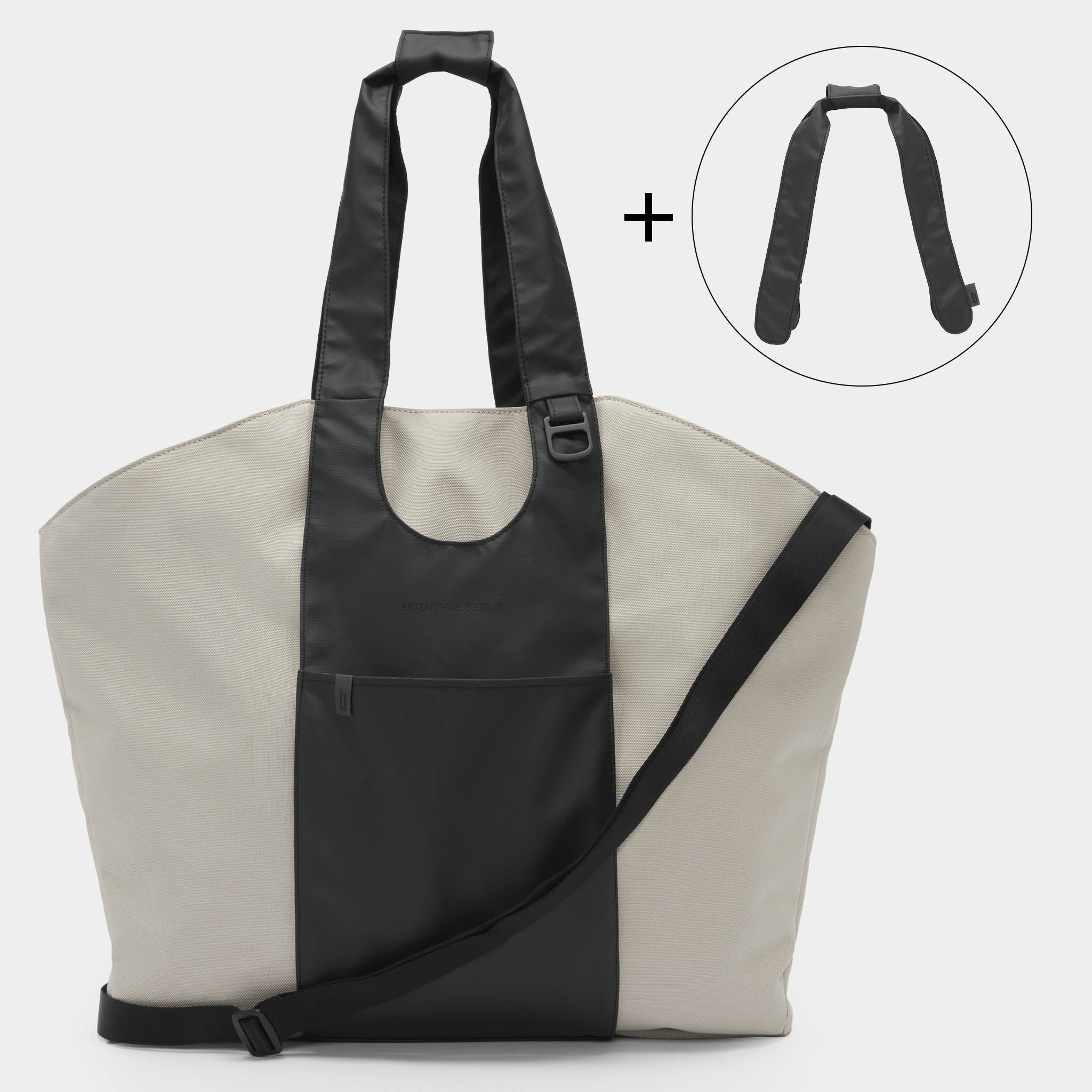Tote Bag Recycled Polyester Beige - Lilienthal Berlin