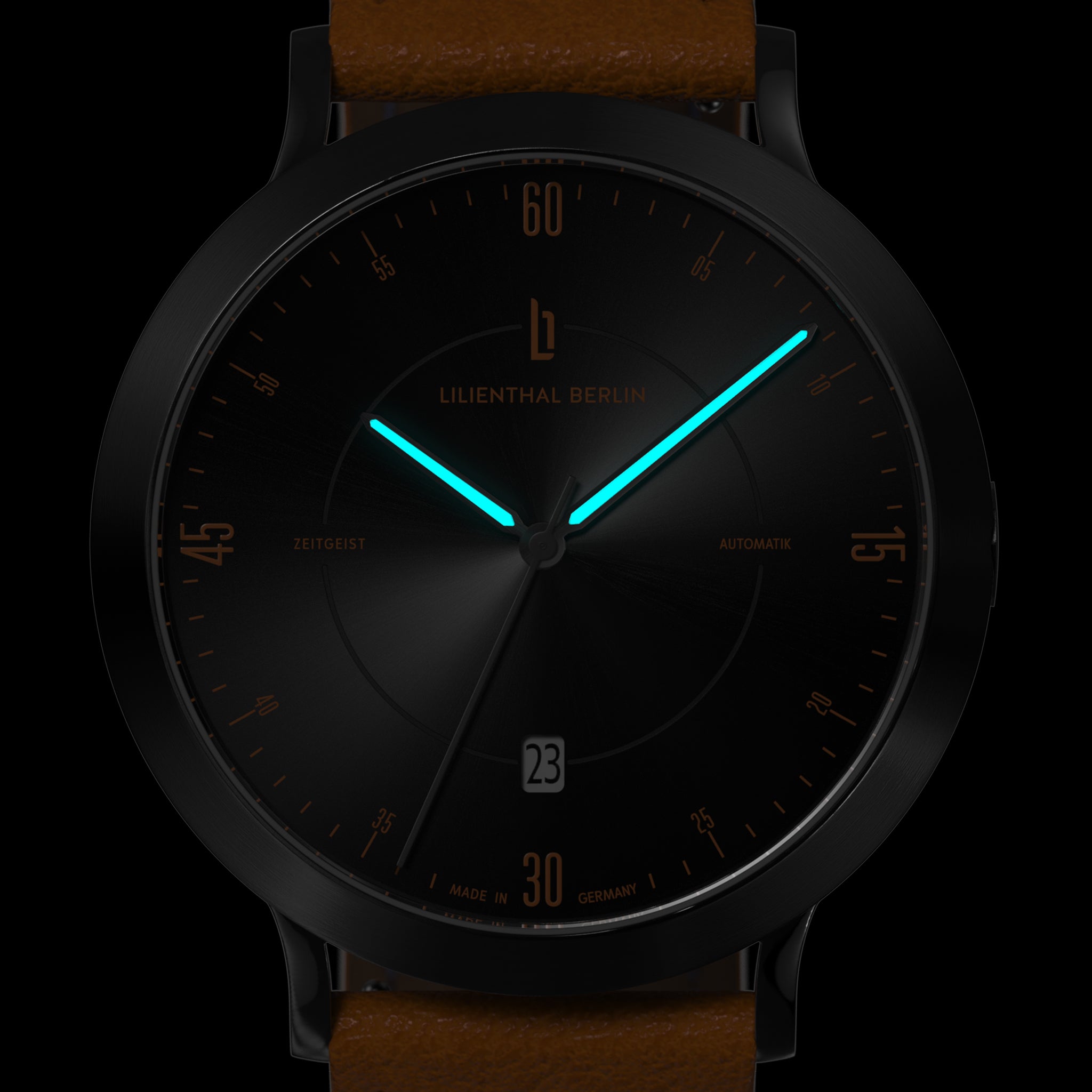 Zeitgeist Automatik Dark Silver Orange - Lilienthal Berlin