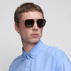 Aero Funk – Brushed Gold Brown / Green