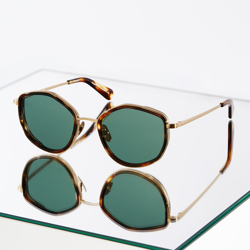 Bit Pop Gold Tortoise Green - Lilienthal Berlin