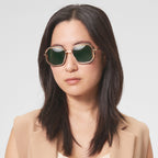 Deep Disco Gold Tortoise Green - Lilienthal Berlin