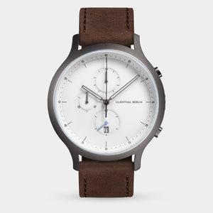 Chronograph – Dark Silver White