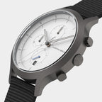 Chronograph – Dark Silver White
