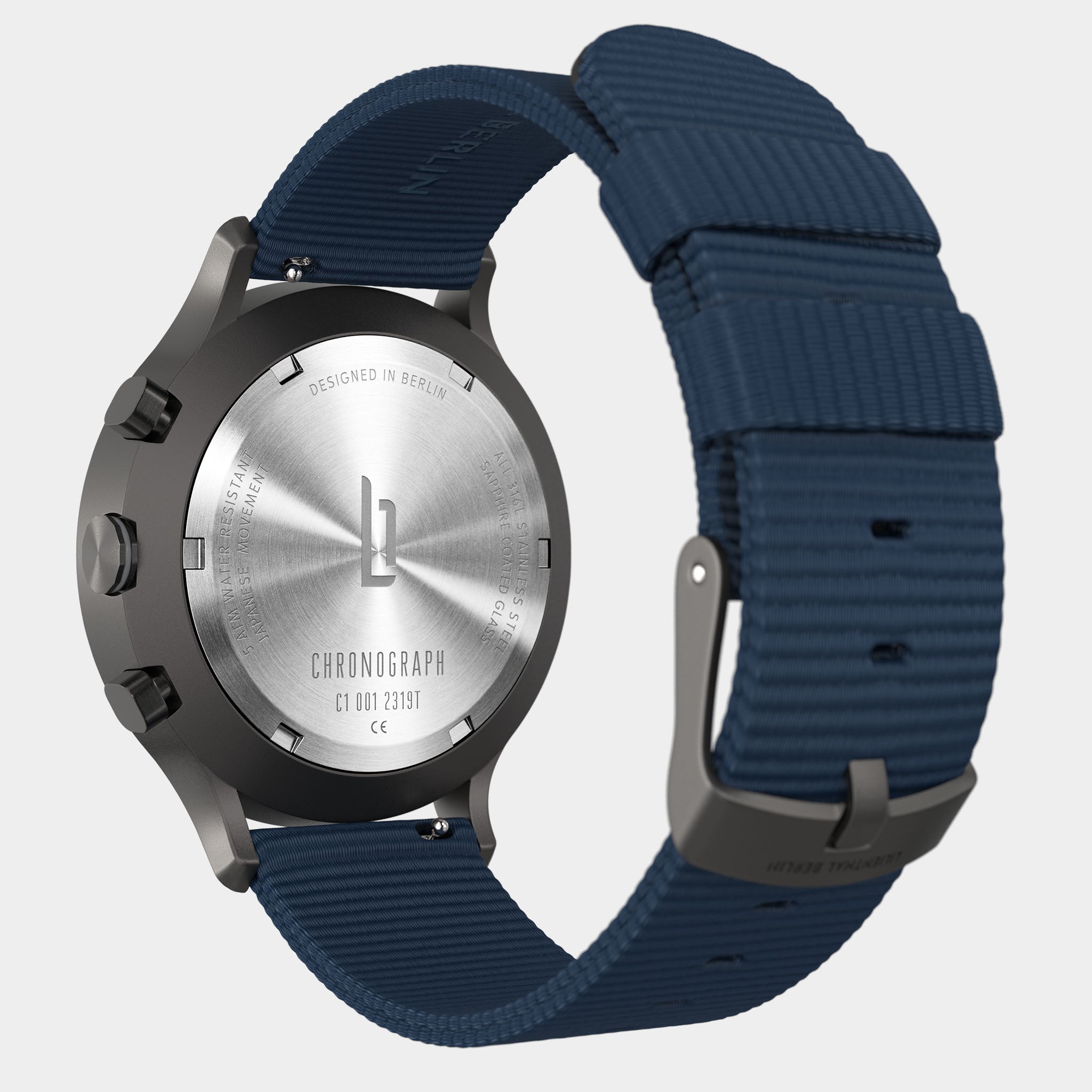 Chronograph – Dark Silver White