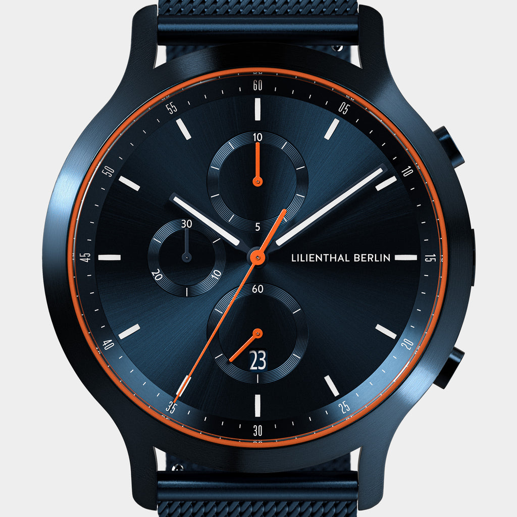 Chronograph – Blue Orange