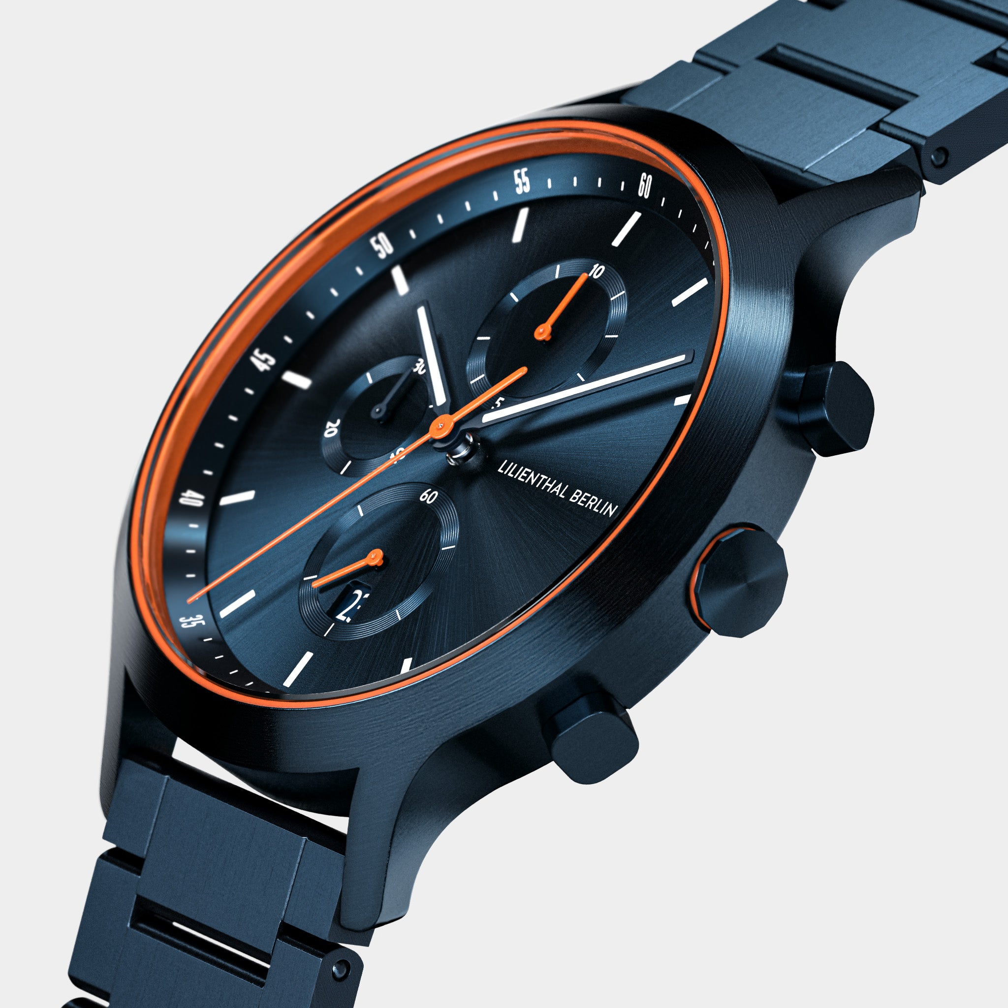 Chronograph – Blue Orange