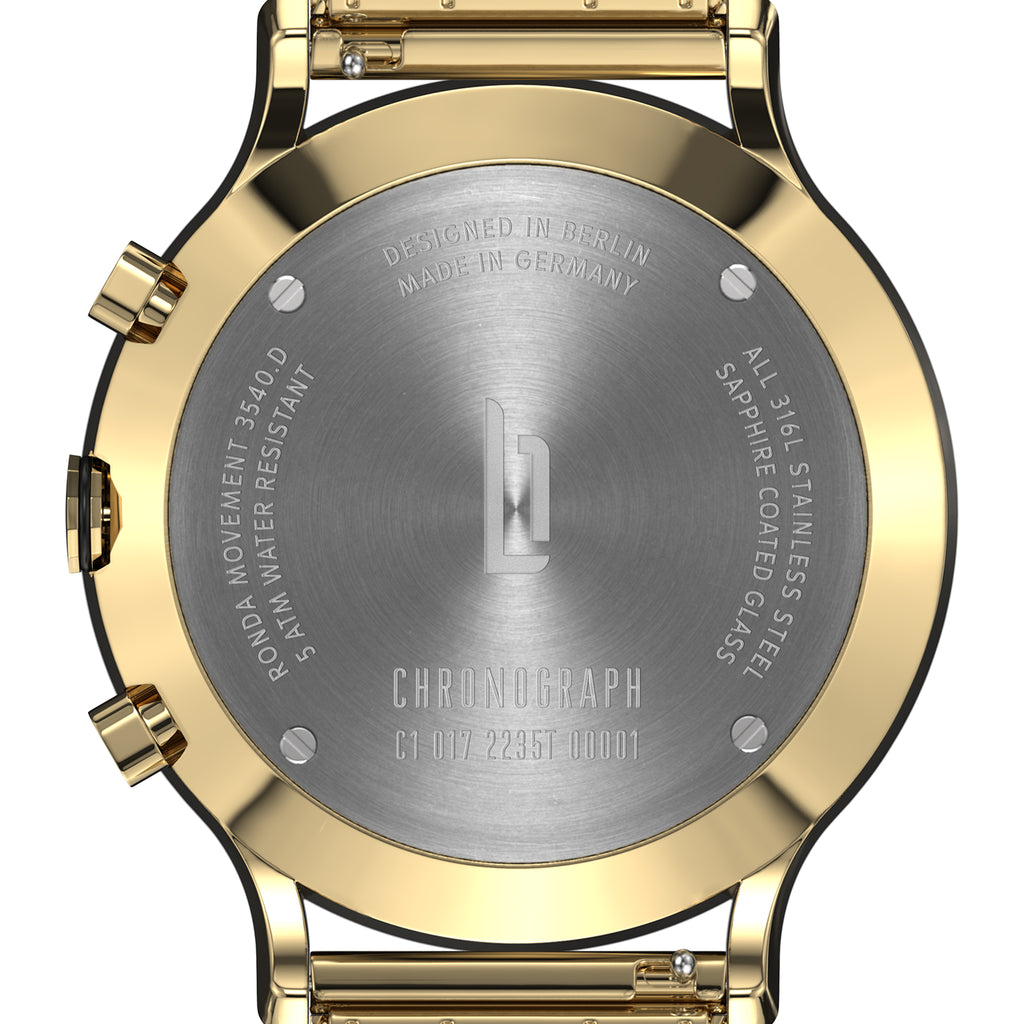 Chronograph Gold Black - Lilienthal Berlin
