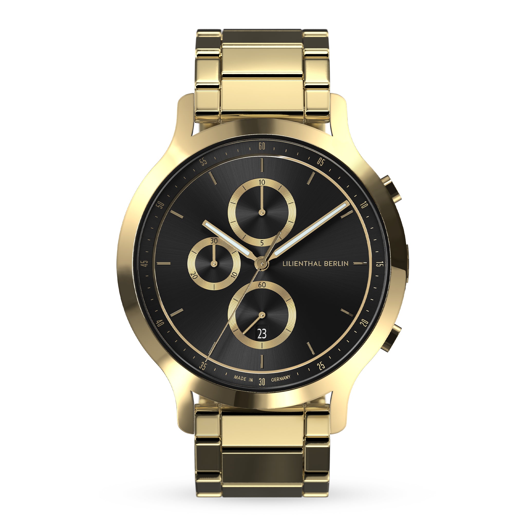Chronograph Gold Black - Lilienthal Berlin