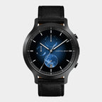 Chronograph Meteorite – Blue Flare