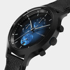 Chronograph Meteorite – Blue Flare