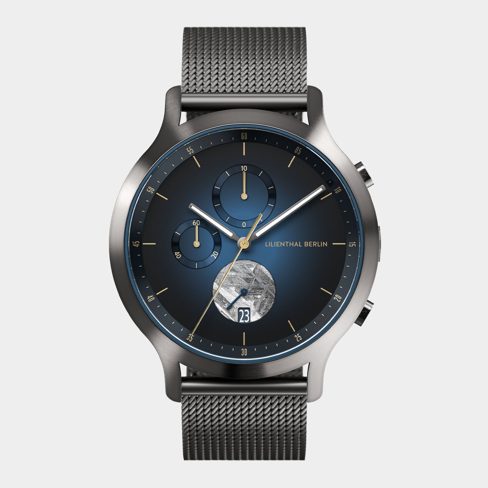 Chronograph Meteorite – Midnight Gold