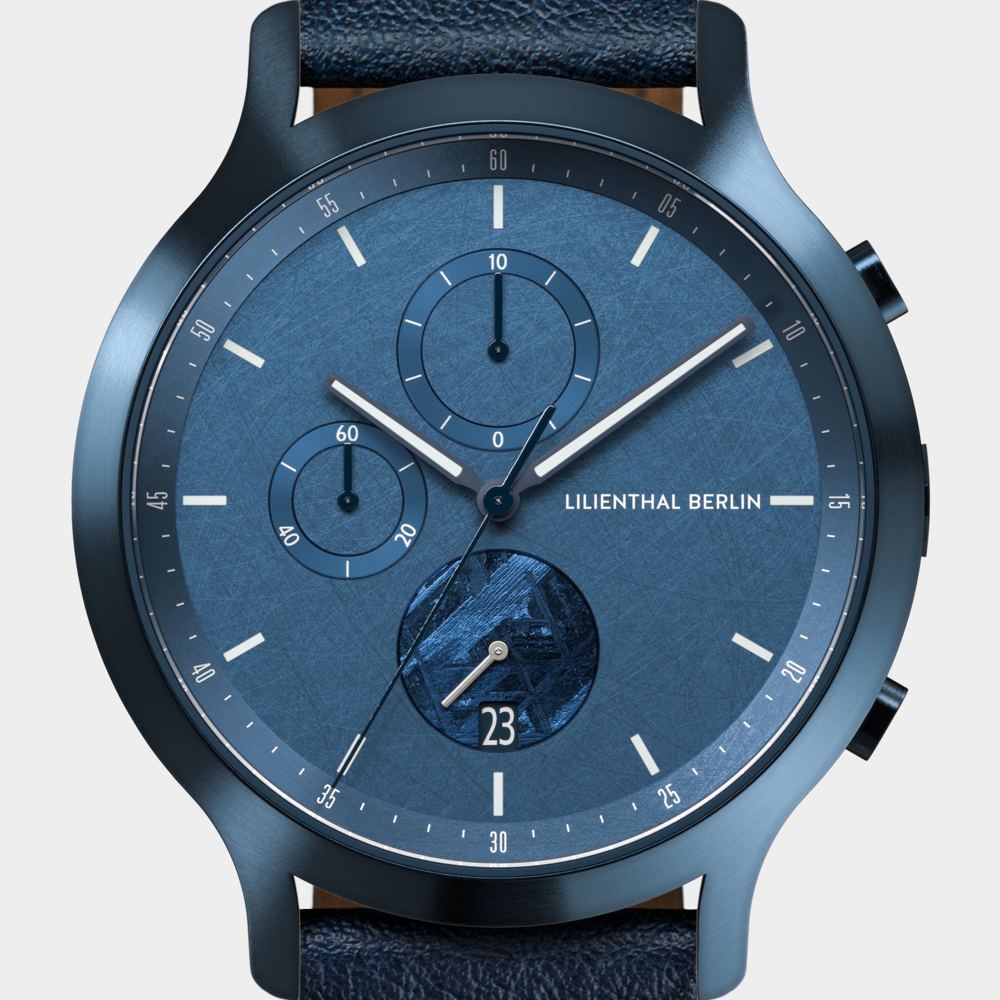 Chronograph Meteorite – Stellar Blue