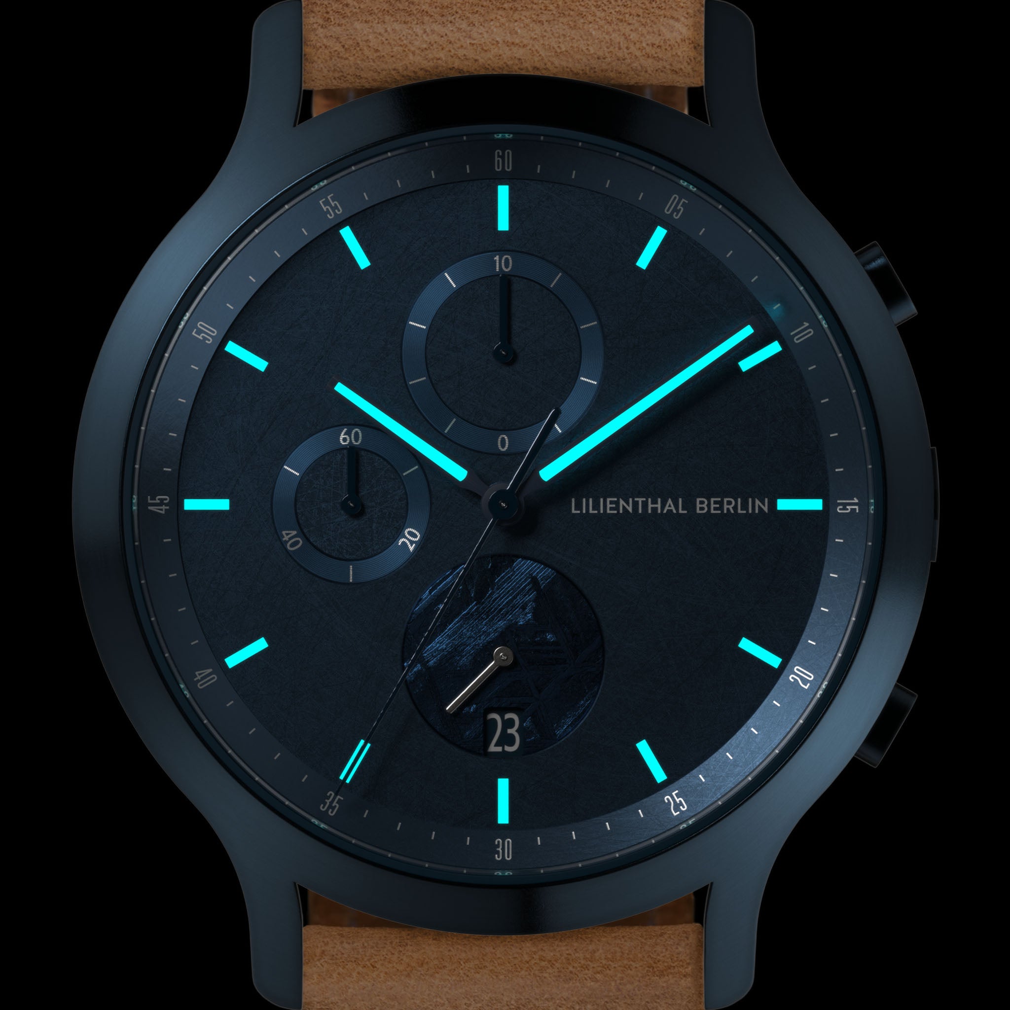 Chronograph Meteorite – Stellar Blue