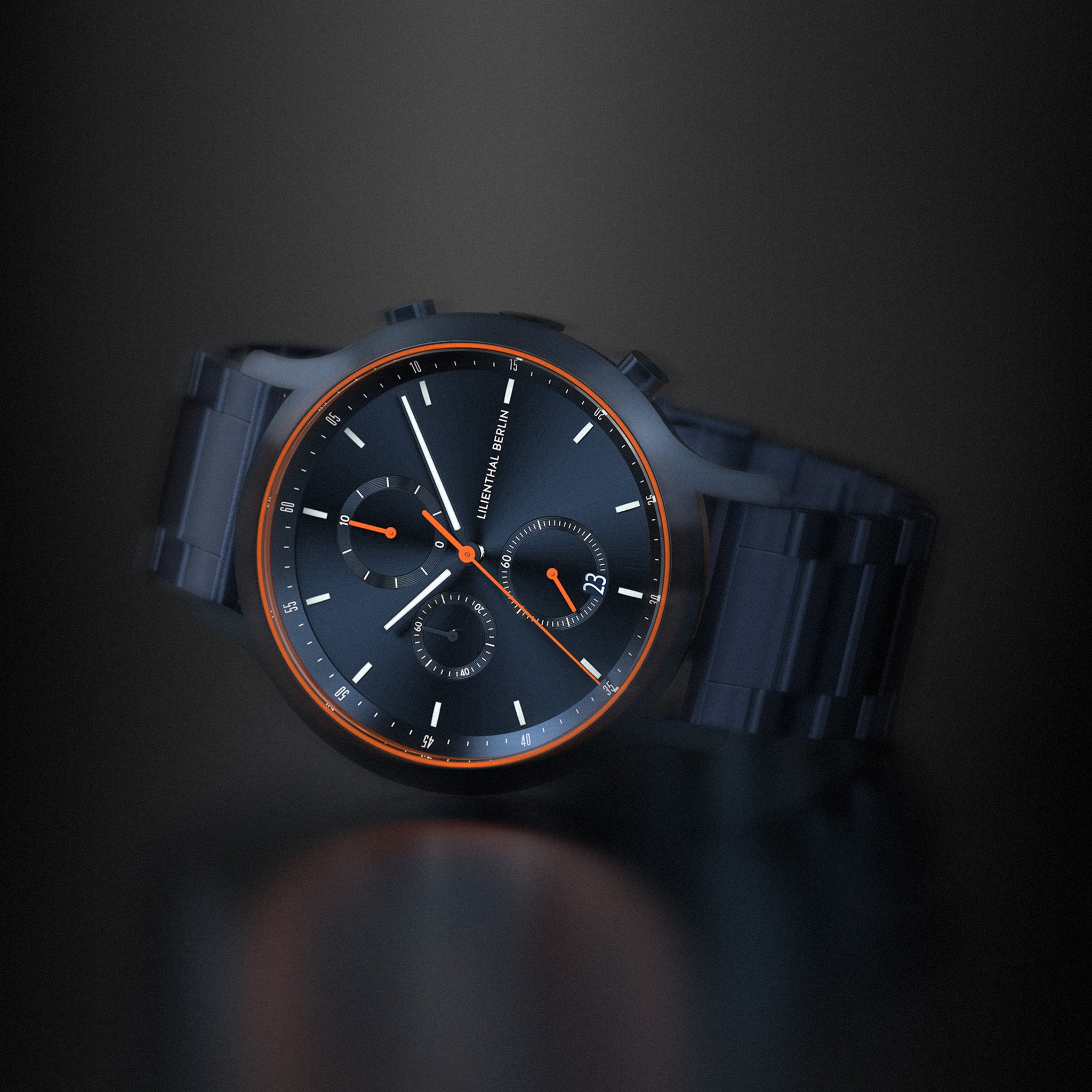 Chronograph – Blue Orange