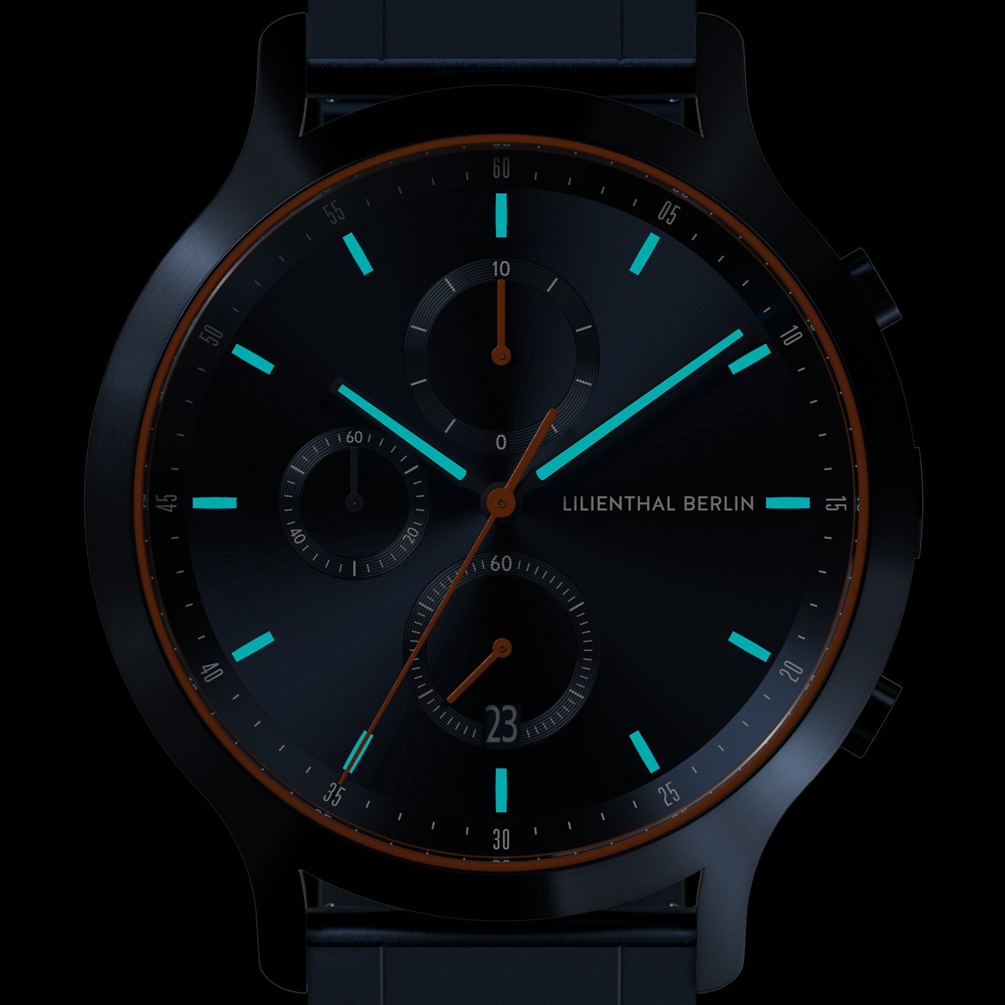 Chronograph – Blue Orange