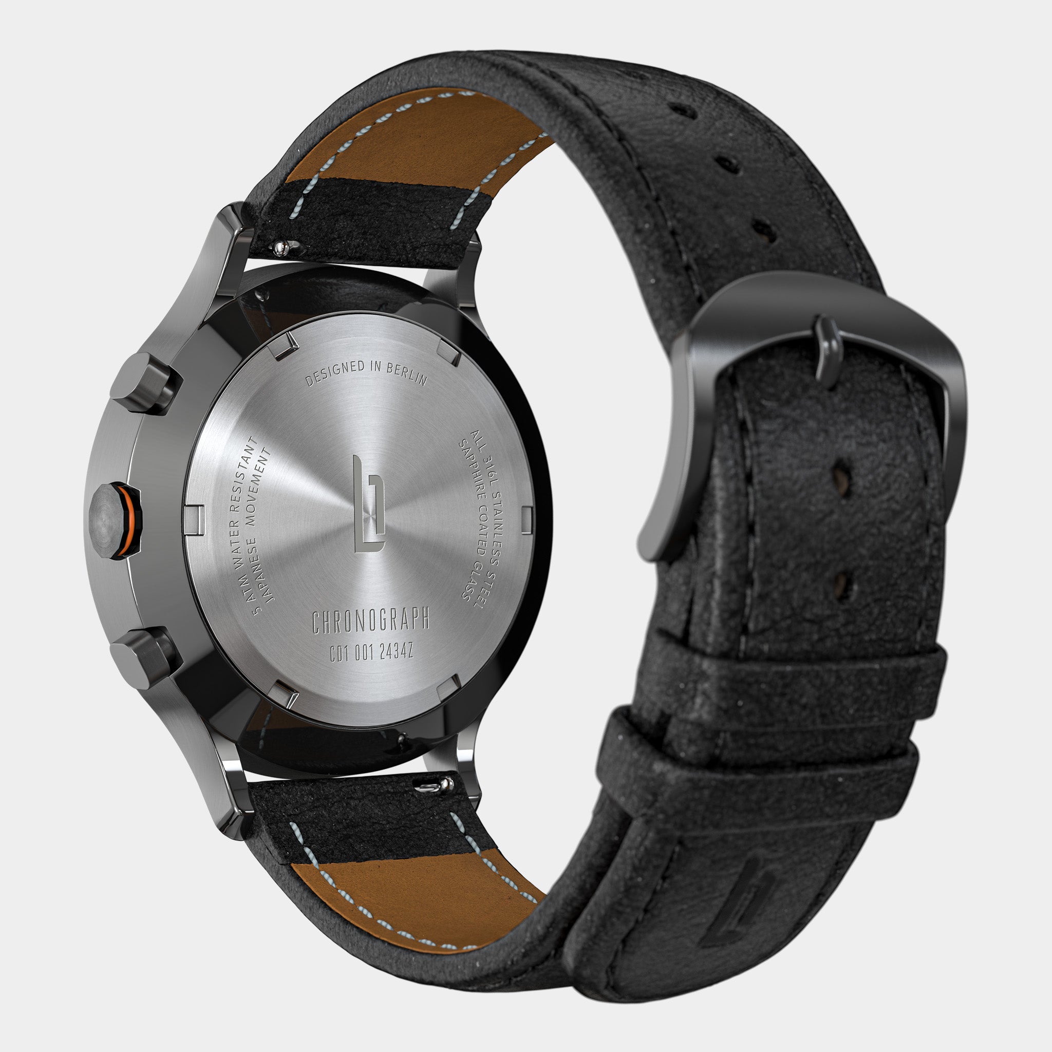 Chronograph LP – Dark Silver Orange