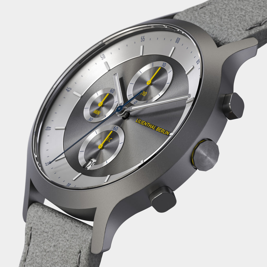 Chronograph LP – Dark Silver White