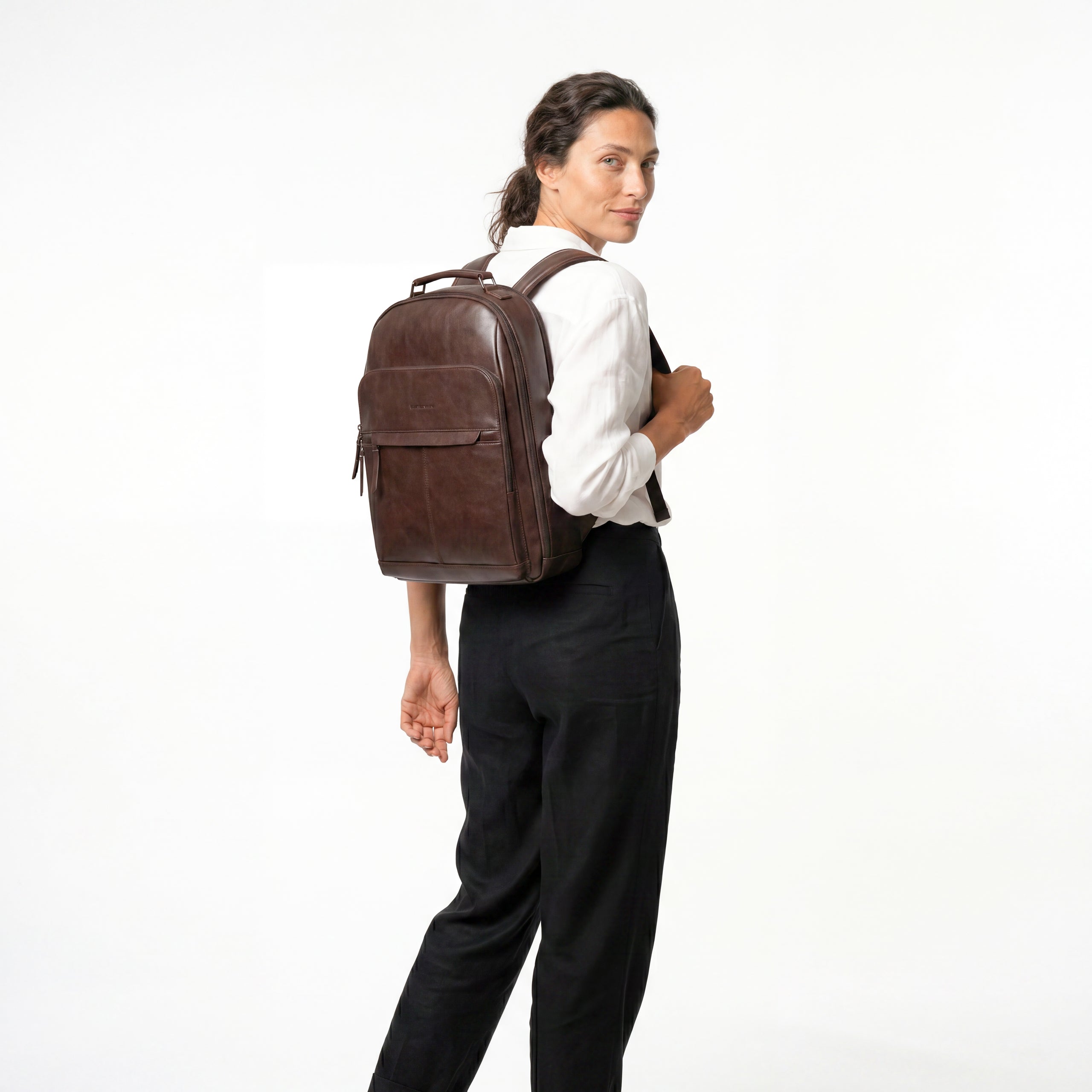 Virtuoso Essential Backpack – Dark Brown