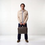 Virtuoso Classic Briefcase – Khaki