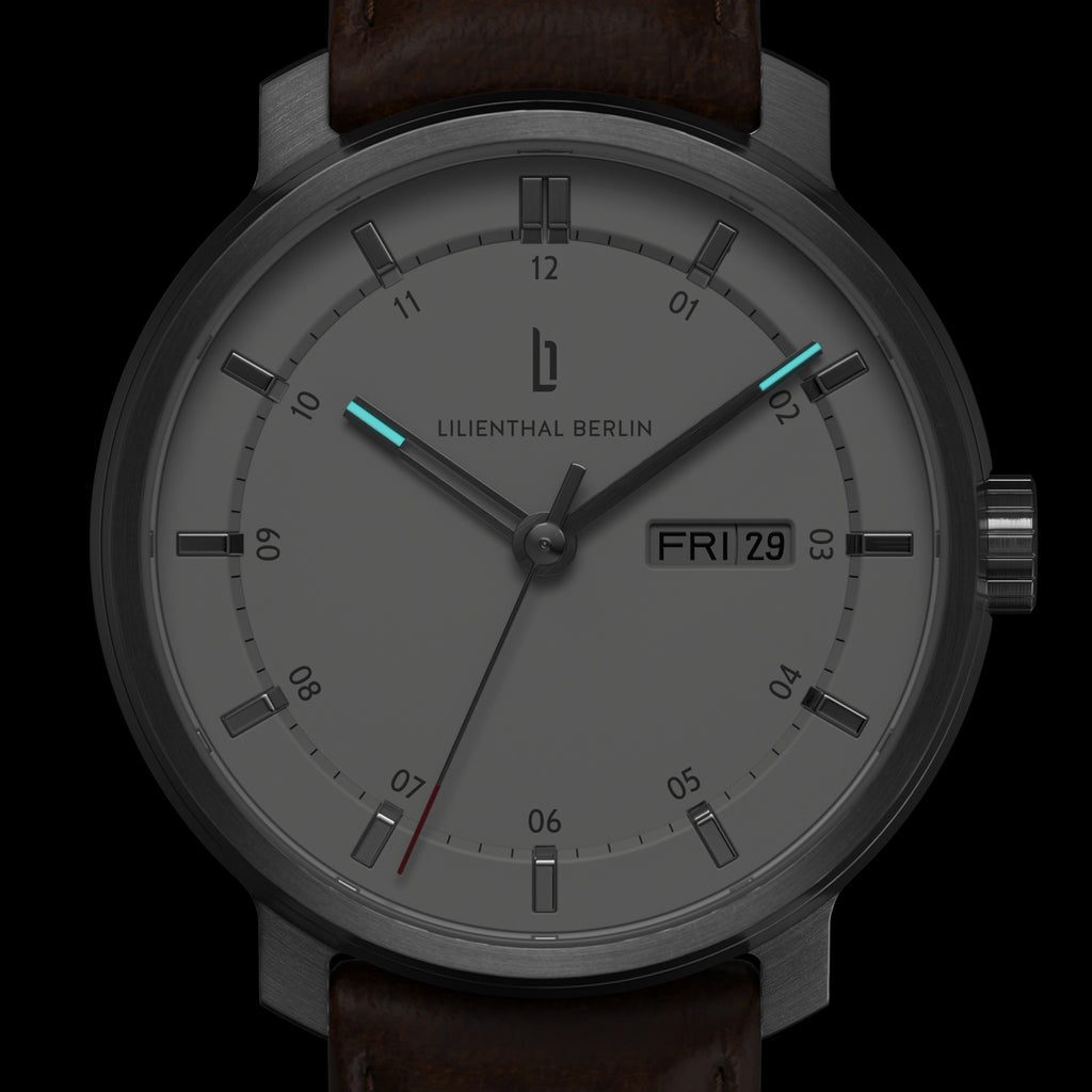 Neolux Day Date Silver White - Lilienthal Berlin