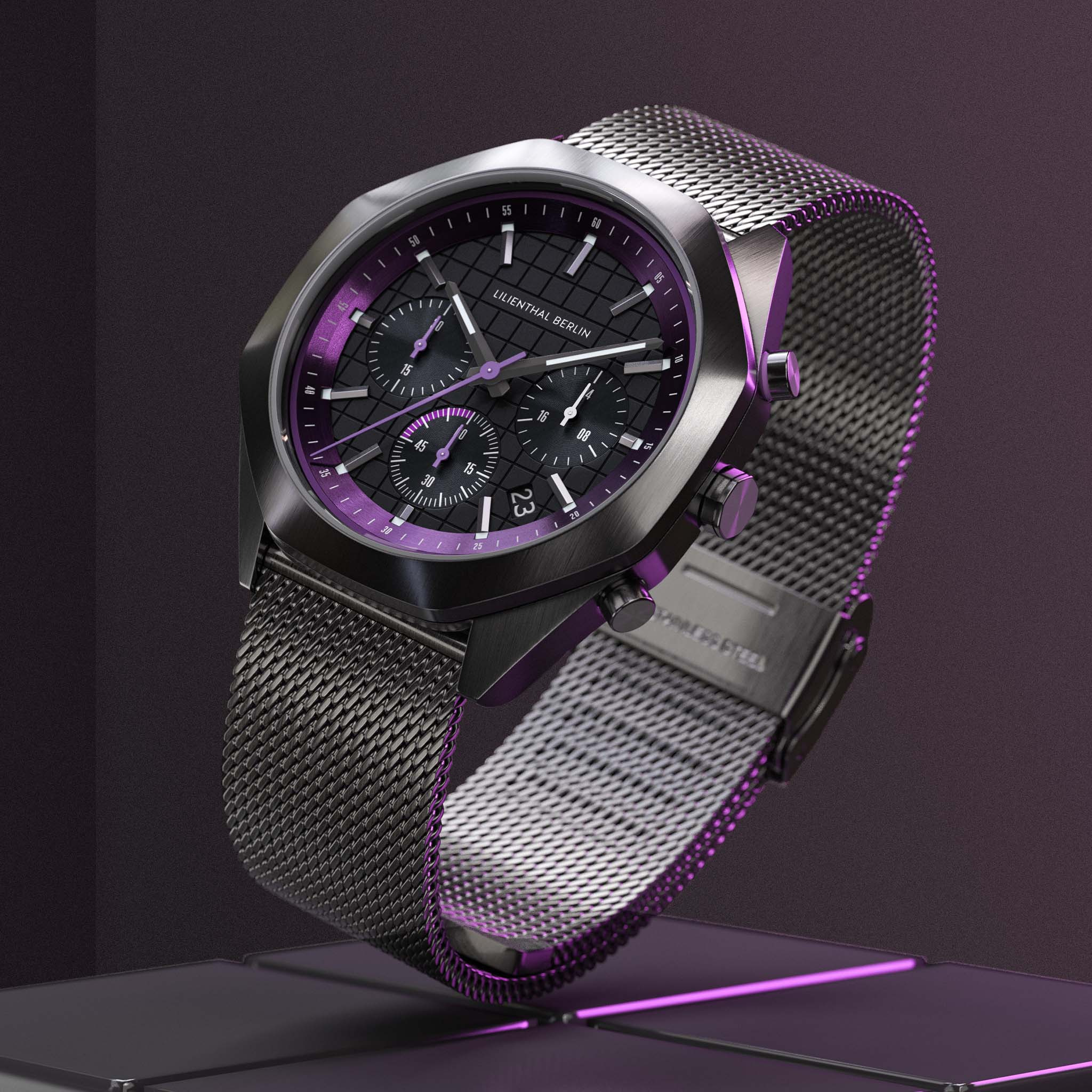 Octachrono – Dark Silver Purple