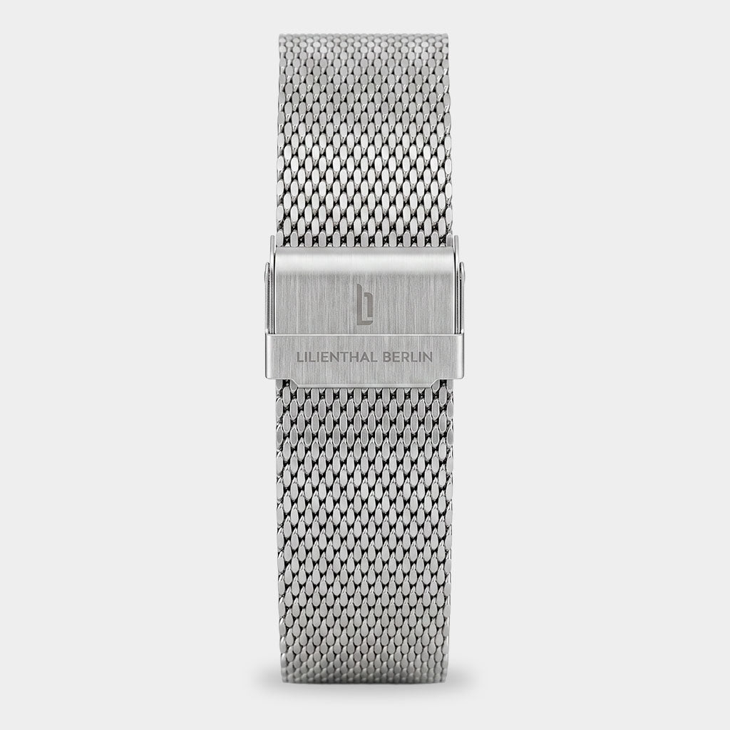 Mesh Strap – Silver Brushed