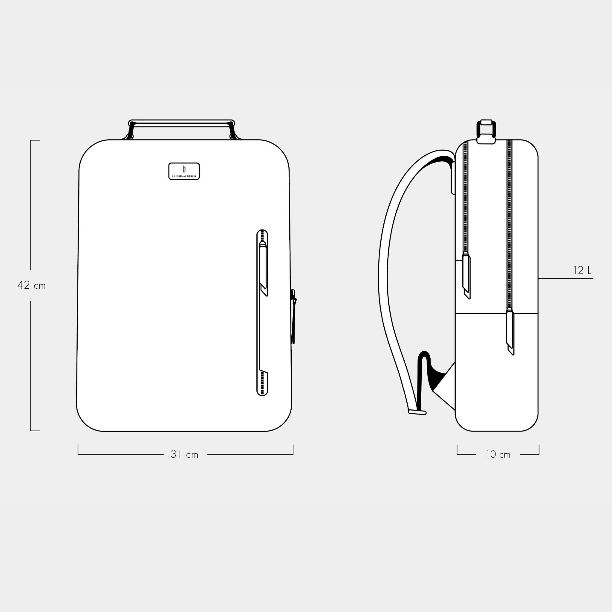 Virtuoso Minimalist Backpack – Light Gray