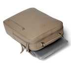 Minimalist Backpack Cactus Leather Sand - Lilienthal Berlin