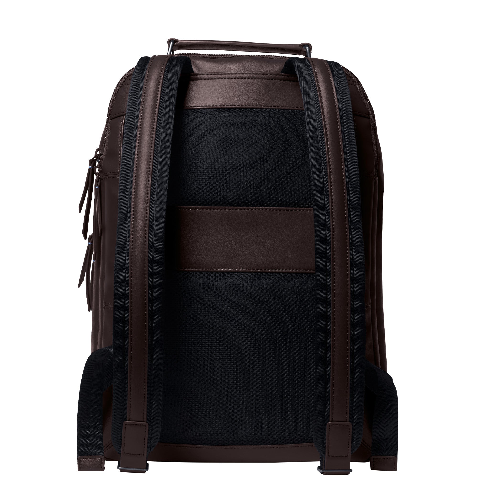 Essential Backpack Cactus Leather Dark Brown - Lilienthal Berlin