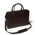 Classic Briefcase Cactus Leather Dark Brown - Lilienthal Berlin