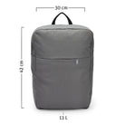 Urbaneer 3-in-1 Daypack Recycled Polyester Charcoal - Lilienthal Berlin