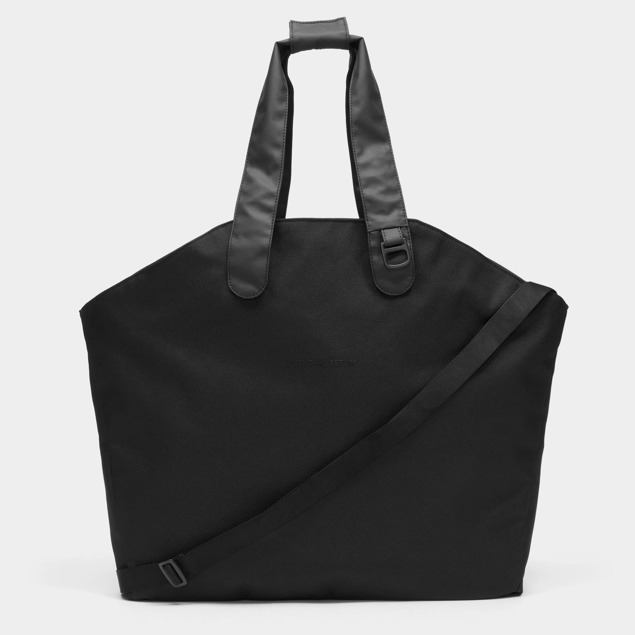Tote Bag Recycled Polyester Black - Lilienthal Berlin