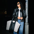 Tote Bag Recycled Polyester Black - Lilienthal Berlin