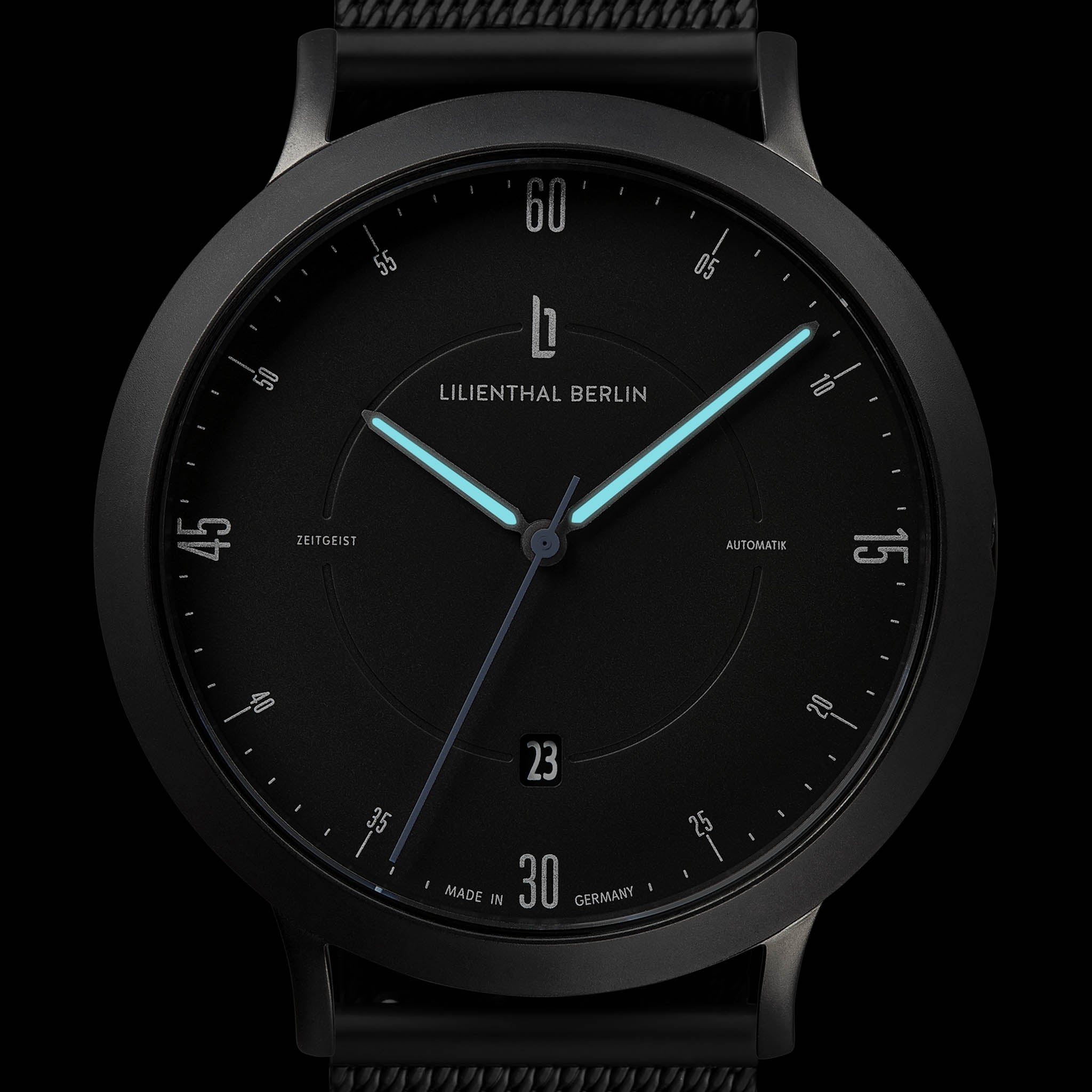 Zeitgeist Automatik All Black - Lilienthal Berlin