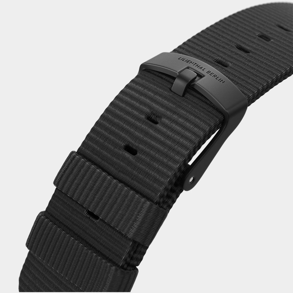 Textile Strap – Black Matte
